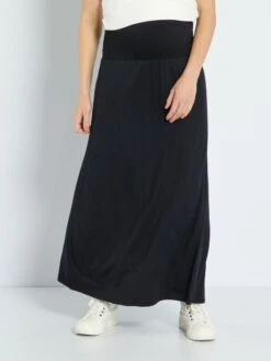 Falda Larga Premamá 2 En 1 - Negro 9 Falda Larga Premamá 2 En 1 - Negro -TrendyModa Ventas falda larga premama 2 en 1 negro zq952 2 frb2