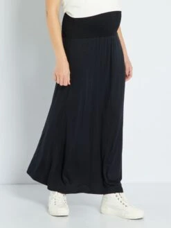 Falda Larga Premamá 2 En 1 - Negro 10 Falda Larga Premamá 2 En 1 - Negro -TrendyModa Ventas falda larga premama 2 en 1 negro zq952 2 frb3