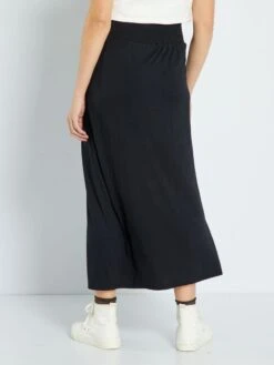 Falda Larga Premamá 2 En 1 - Negro 11 Falda Larga Premamá 2 En 1 - Negro -TrendyModa Ventas falda larga premama 2 en 1 negro zq952 2 frb4