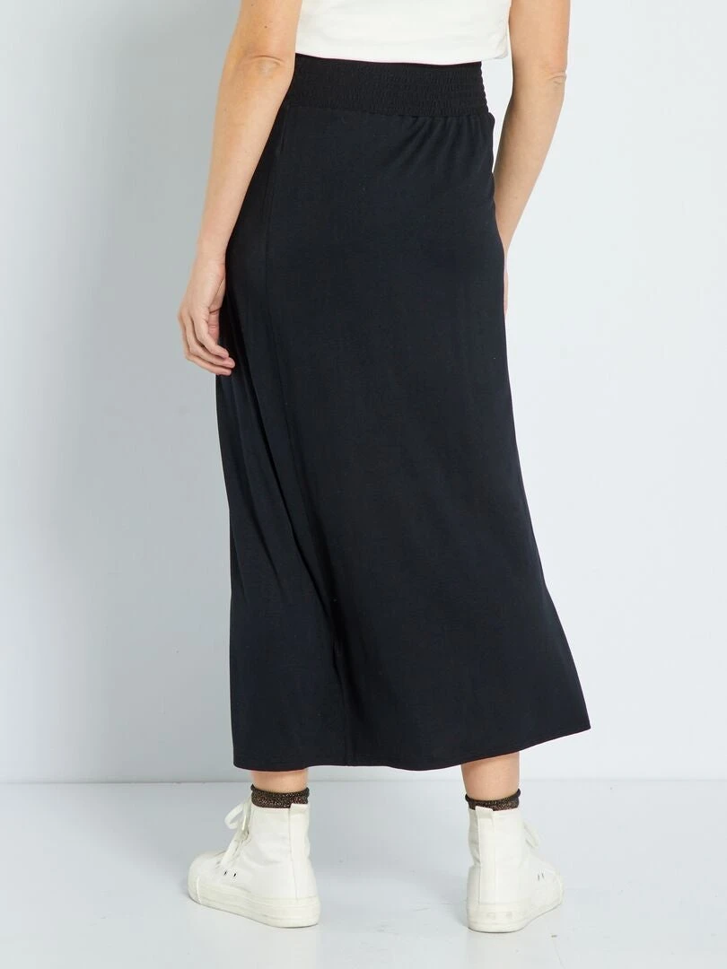 Falda Larga Premamá 2 En 1 - Negro 6 Falda Larga Premamá 2 En 1 - Negro - Imagen 4