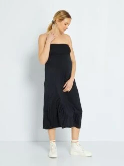 Falda Larga Premamá 2 En 1 - Negro 12 Falda Larga Premamá 2 En 1 - Negro -TrendyModa Ventas falda larga premama 2 en 1 negro zq952 2 frb5