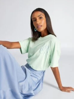 Falda Midi De Raso - Azul -TrendyModa Ventas falda midi de raso azul axz49 1 frb4