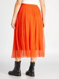 Falda Midi De Tul 'Only Carmakoma' - CORAL 1 -TrendyModa Ventas falda midi de tul only carmakoma coral 1 aud36 1 frb3