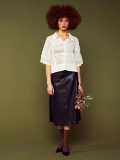 Falda Midi Evasé - Negro -TrendyModa Ventas falda midi evase negro aeb14 1 frb4