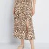 Falda Midi 'JDC' - Leopardo -TrendyModa Ventas falda midi jdc leopardo abw16 1 frb1