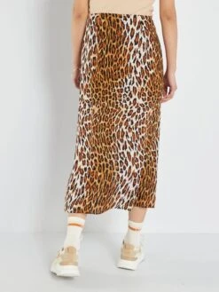 Falda Midi - Leopardo -TrendyModa Ventas falda midi leopardo ann14 2 frb3