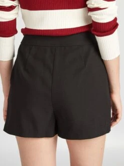 Falda Pantalón De Rayas - Negro -TrendyModa Ventas falda pantalon de rayas negro agj43 2 frb5