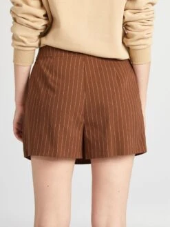 Falda Pantalón De Rayas - RAYA MARRÓN -TrendyModa Ventas falda pantalon de rayas raya marron agj43 1 frb5