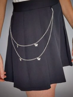 Falda Plisada De Talle Alto - NEGROP3 -TrendyModa Ventas falda plisada de talle alto negrop3 ady55 2 frb3