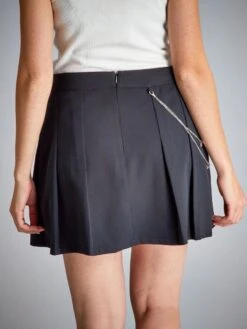 Falda Plisada De Talle Alto - NEGROP3 -TrendyModa Ventas falda plisada de talle alto negrop3 ady55 2 frb5