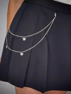 Falda Plisada De Talle Alto - NEGROP3 -TrendyModa Ventas falda plisada de talle alto negrop3 ady55 2 frb6