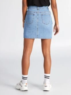 Falda Vaquera Corta - AZUL -TrendyModa Ventas falda vaquera corta azul xb225 2 frb4