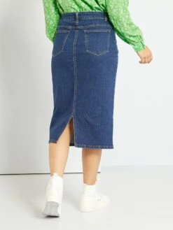 Falda Vaquera De Tubo - AZUL -TrendyModa Ventas falda vaquera de tubo azul yx782 1 frb3