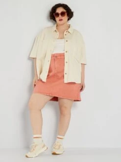 Falda Vaquera - NARANJA