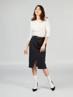 Falda Vaquera - NEGRO_DENI