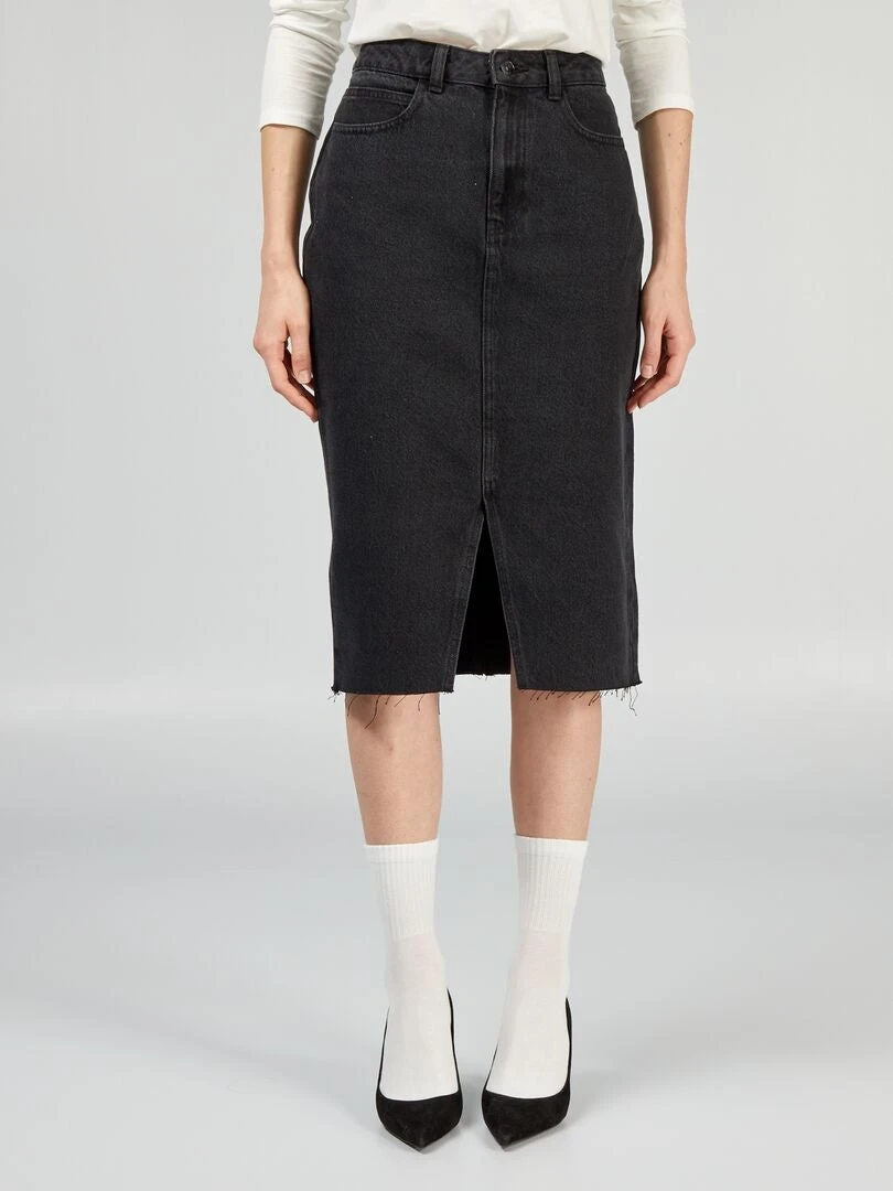 Falda Vaquera - NEGRO_DENI 4 Falda Vaquera - NEGRO_DENI - Imagen 2