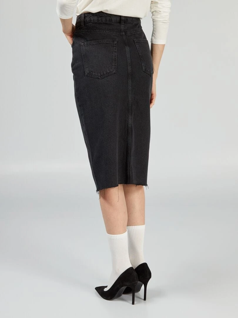 Falda Vaquera - NEGRO_DENI 5 Falda Vaquera - NEGRO_DENI - Imagen 3