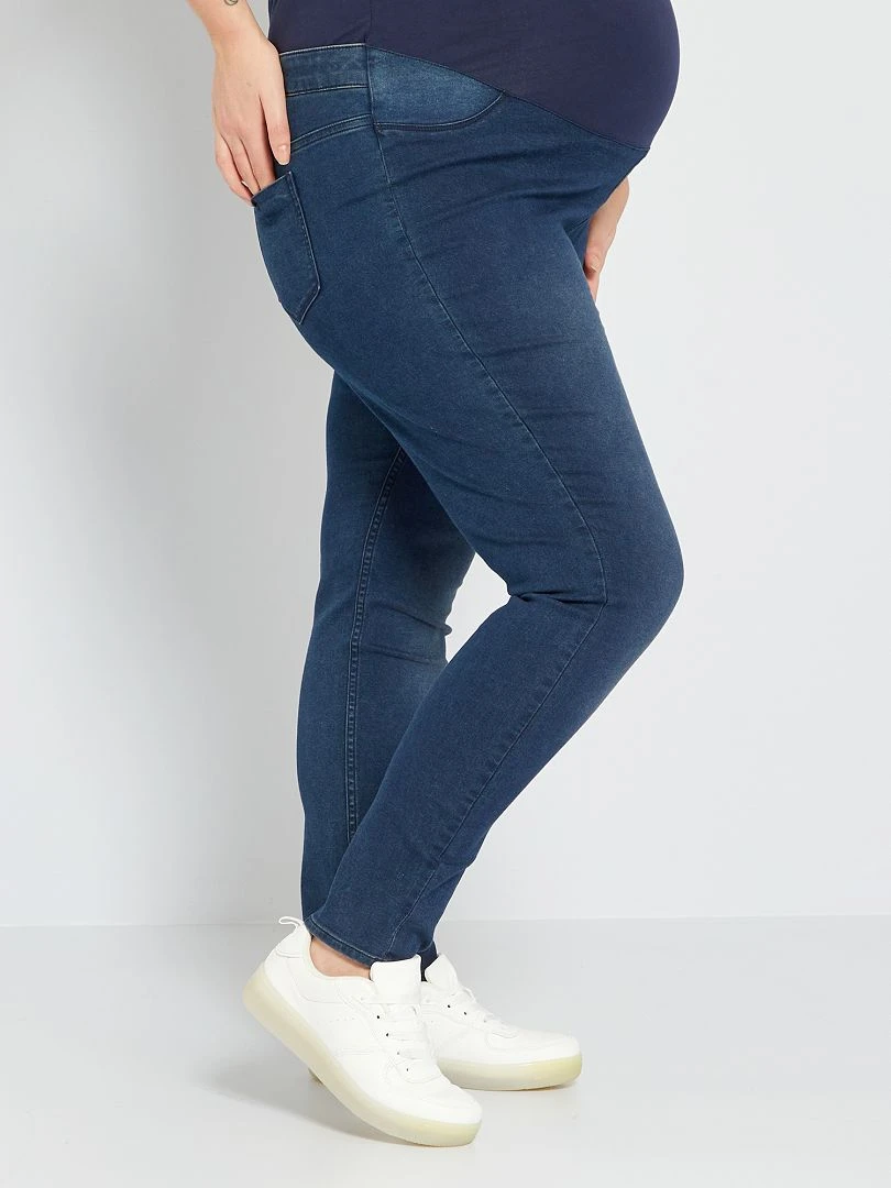 Jegging De Premamá - Azul Negro 4 Jegging De Premamá - Azul Negro - Imagen 2