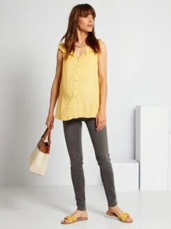 Jegging Premamá - Gris -TrendyModa Ventas jegging premama gris td139 3 frb6