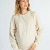 Jersey De Lactancia - BEIGE 1 Jersey De Lactancia - BEIGE -TrendyModa Ventas jersey de lactancia beige akq61 1 frb1