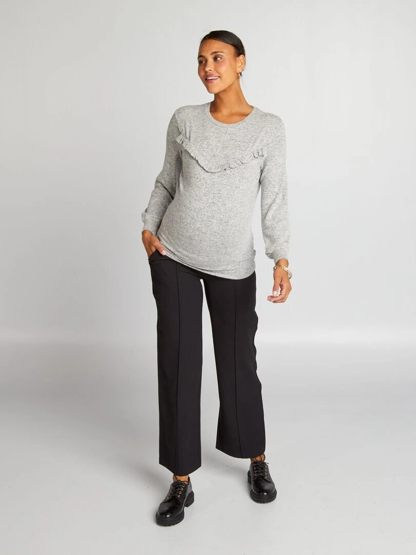 Jersey De Lactancia - GRIS 7 Jersey De Lactancia - GRIS - Imagen 5