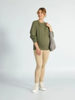 Jersey De Lactancia - Verde Liquen -TrendyModa Ventas jersey de lactancia verde liquen akq61 3 frb3