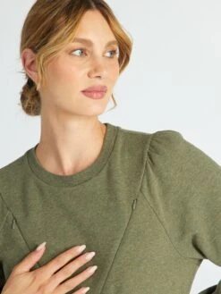 Jersey De Lactancia - Verde Liquen -TrendyModa Ventas jersey de lactancia verde liquen akq61 3 frb5