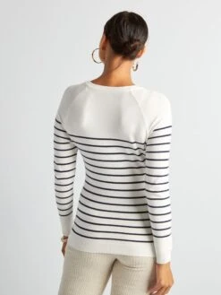 Jersey Marinero De Lactancia - BLANCO -TrendyModa Ventas jersey marinero de lactancia blanco akq53 2 frb5