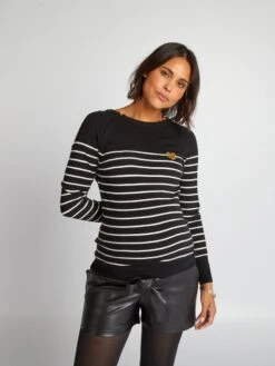 Jersey Marinero De Lactancia - NEGRO