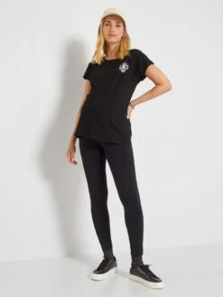 Legging Deportivo Premamá - Negro
