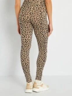 Legging Premamá Con Motivo De 'leopardo' - MARRON -TrendyModa Ventas legging premama con motivo de leopardo marron zr327 2 frb3