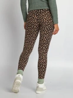 Legging Premamá Estampado De Material Ultrasuave - BIBETE -TrendyModa Ventas legging premama estampado de material ultrasuave bibete ajo45 4 frb4