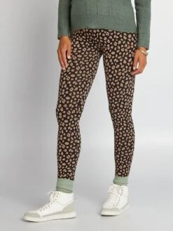 Legging Premamá Estampado De Material Ultrasuave - BIBETE -TrendyModa Ventas legging premama estampado de material ultrasuave bibete ajo45 4 frb5