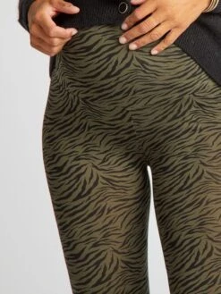 Legging Premamá Estampado De Material Ultrasuave - KAKI -TrendyModa Ventas legging premama estampado de material ultrasuave kaki ajo45 2 frb4