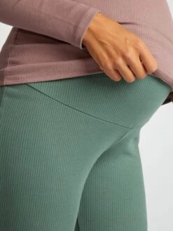 Legging Premamá - Verde Gris -TrendyModa Ventas legging premama verde gris ajo48 4 frb3