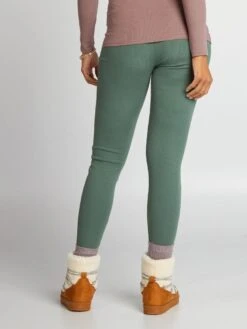 Legging Premamá - Verde Gris -TrendyModa Ventas legging premama verde gris ajo48 4 frb4