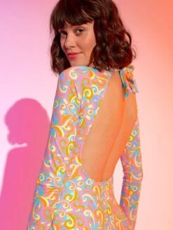 Mono De Baño Con Cierre Trasero - AZUL -TrendyModa Ventas mono de bano con cierre trasero azul zq281 1 frb7