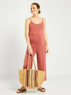 Mono Premamá De Tirantes - ROJO