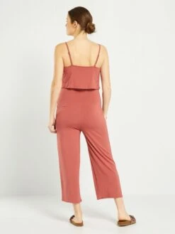 Mono Premamá De Tirantes - ROJO -TrendyModa Ventas mono premama de tirantes rojo aeh89 2 frb4