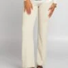 Pantalón Ancho Premamá De Punto De Canalé - BEIGE -TrendyModa Ventas pantalon ancho premama de punto de canale beige ajo65 1 frb1