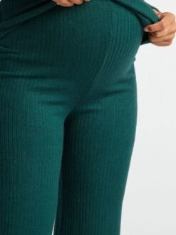 Pantalón Ancho Premamá De Punto De Canalé - VERDE 10 Pantalón Ancho Premamá De Punto De Canalé - VERDE -TrendyModa Ventas pantalon ancho premama de punto de canale verde ajo65 3 frb4