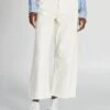 Pantalón Ancho Wide Leg Cropped - BLANCO -TrendyModa Ventas pantalon ancho wide leg cropped blanco aof15 4 frb1