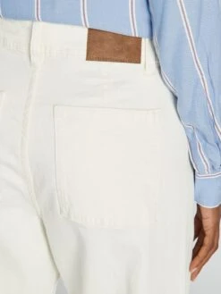 Pantalón Ancho Wide Leg Cropped - BLANCO -TrendyModa Ventas pantalon ancho wide leg cropped blanco aof15 4 frb4