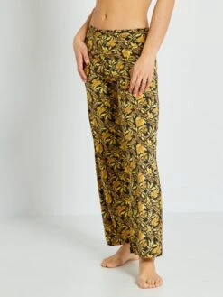 Pantalón De Pijama - BEIGE -TrendyModa Ventas pantalon de pijama beige amw05 1 frb4