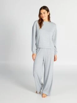 Pantalón De Pijama De Punto Suave - VIENTOS ALISIOS -TrendyModa Ventas pantalon de pijama de punto suave vientos alisios aqy04 1 frb4
