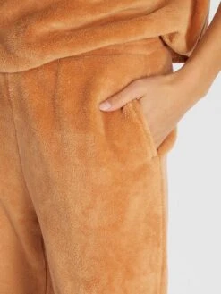 Pantalón De Pijama De Tejido Polar - MARRÓN TOSTADO -TrendyModa Ventas pantalon de pijama de tejido polar marron tostado ary41 1 frb3