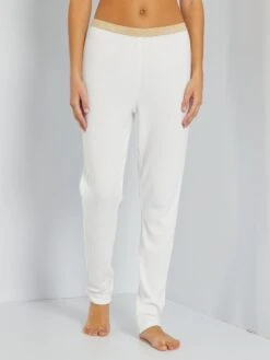 Pantalón De Pijama - Homewear - Crudo