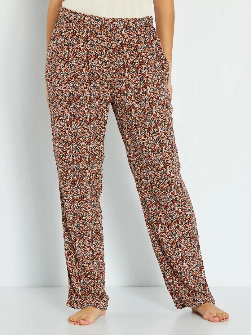 Pantalón De Pijama Vaporoso - AZUL 6 Pantalón De Pijama Vaporoso - AZUL - Imagen 4