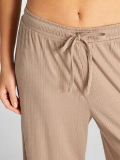 Pantalón De Pijama Vaporoso - HONGO BEIGE -TrendyModa Ventas pantalon de pijama vaporoso hongo beige arg01 1 frb4