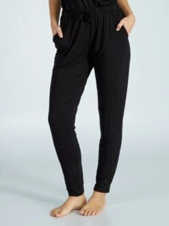 Pantalón De Pijama Vaporoso - Negro